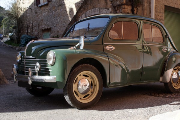 Ciel de toit Renault 4CV avec toit ouvrant