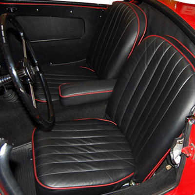 Housses de sièges MG A Roadster AV Vinyle - Auto Reverse